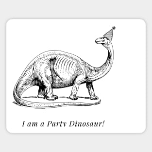 Party Dinosaur Magnet